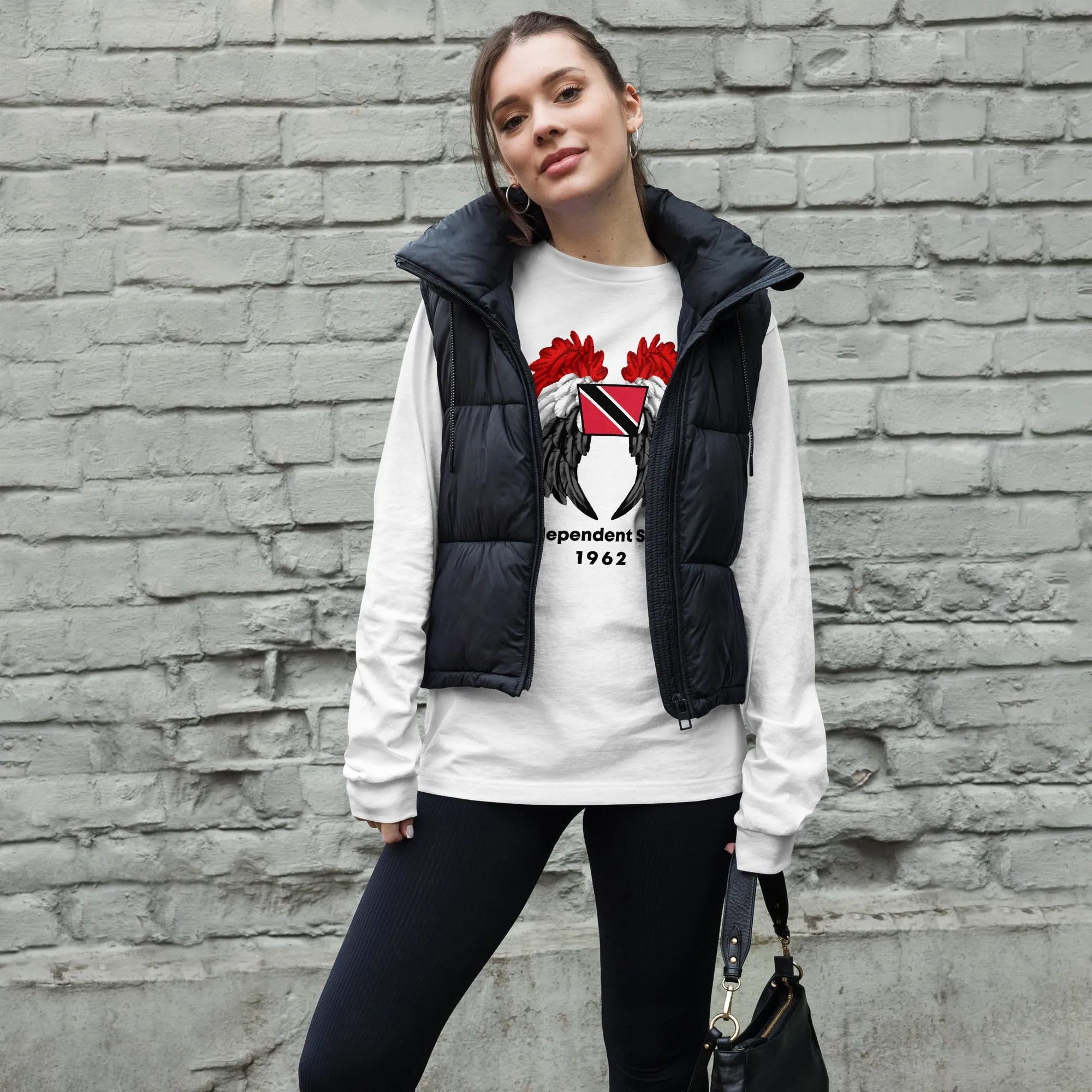Trinidad Flag Long Sleeve Tee - Unisex