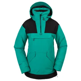 Volcom Women's Fern Insulated Gore-tex Pullover Jacket 2024 Vibrant Green