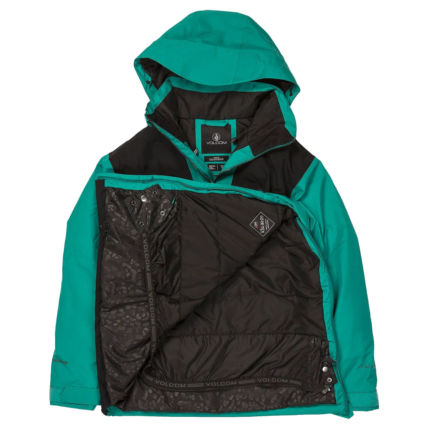 Volcom Women's Fern Insulated Gore-tex Pullover Jacket 2024 Vibrant Green
