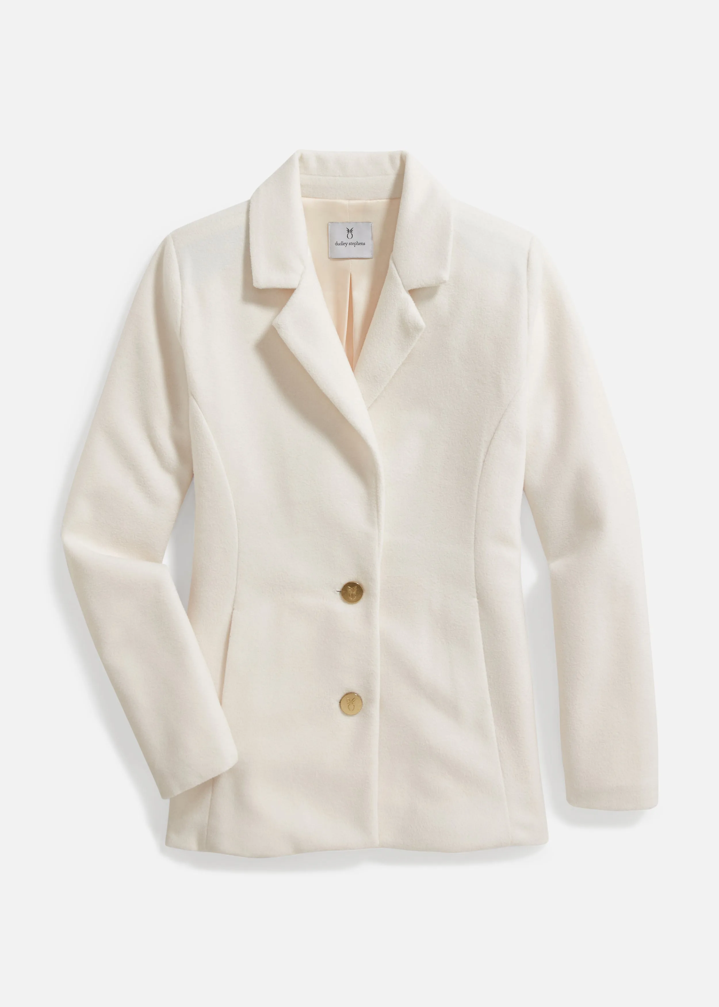 Wellington Blazer in Vello Fleece (Cream)