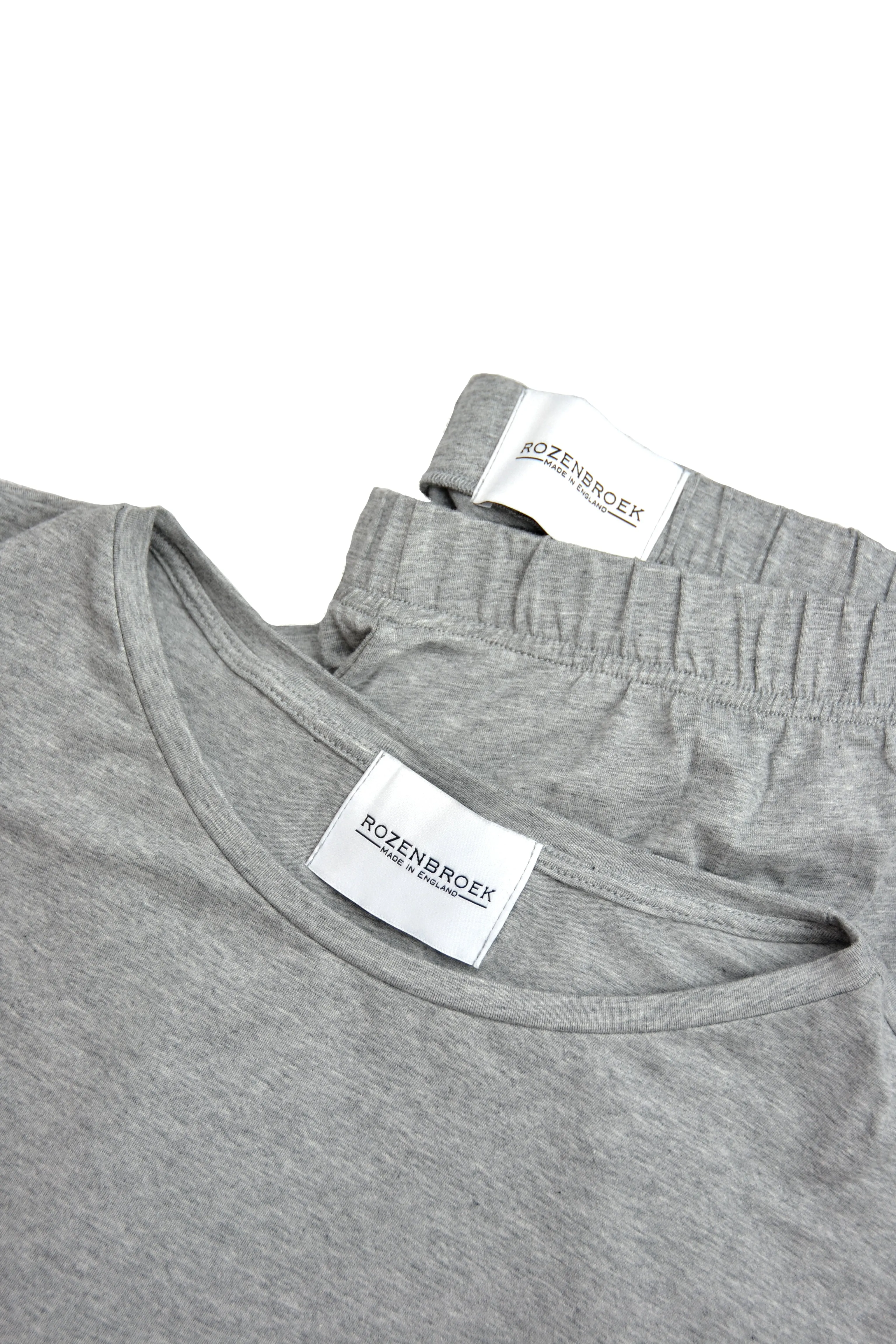 Women's grey shorts & t-shirt set