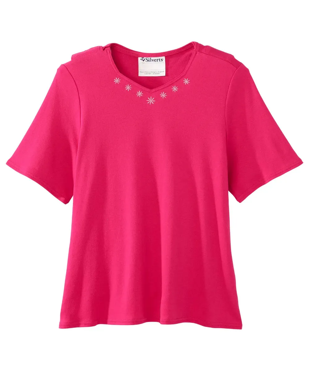 Women’s Open-Back Adaptive Diamond T-Shirt
