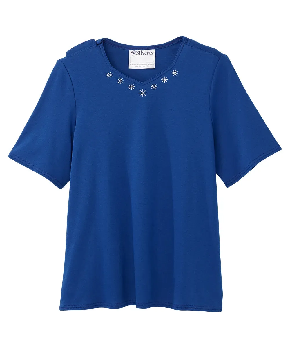 Women’s Open-Back Adaptive Diamond T-Shirt